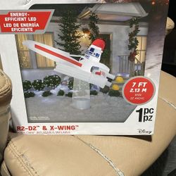 Star Wars R2d2 Xwing Christmas Blow Up