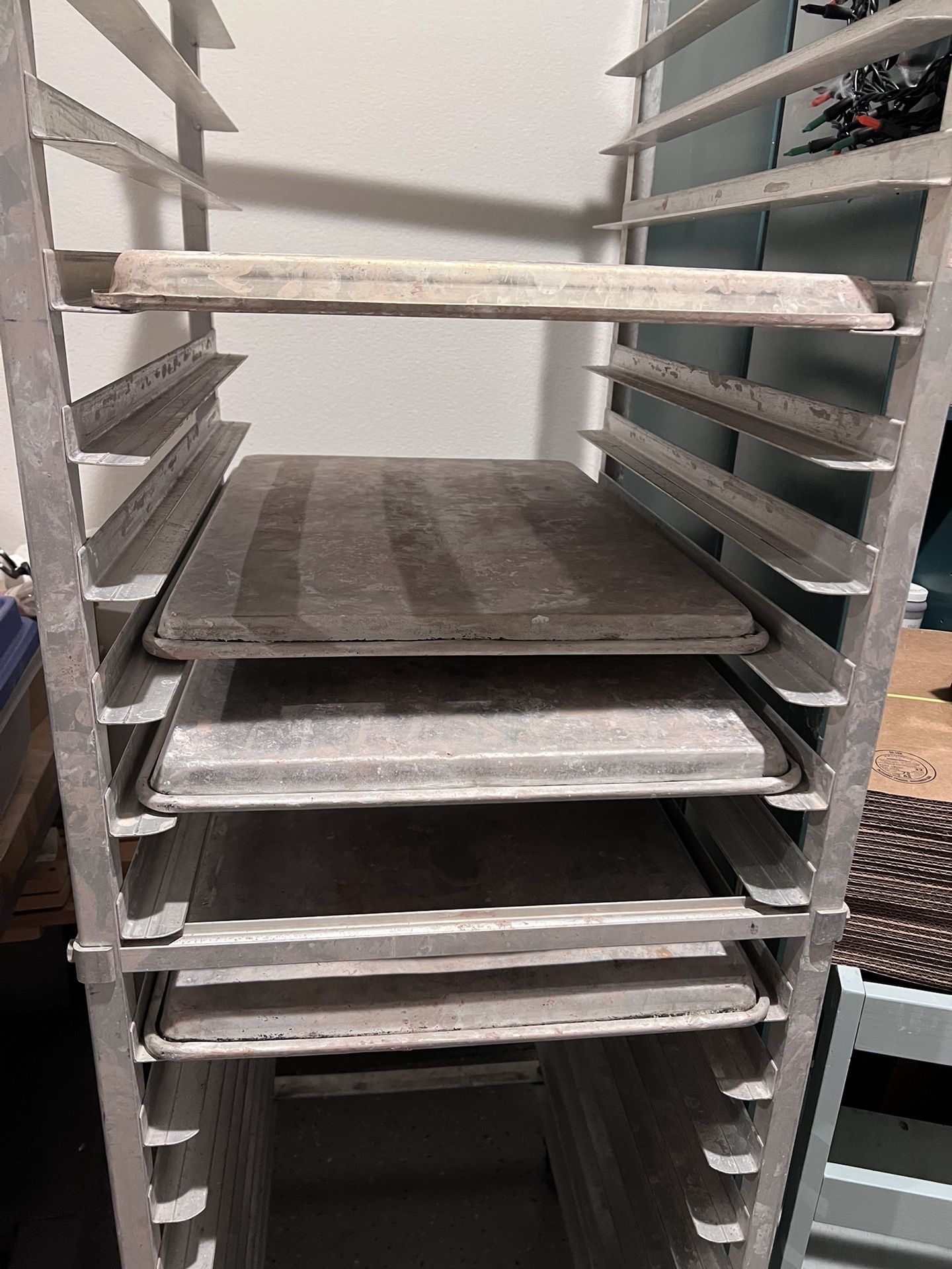 Bakers Rack, Used For Pottery Or Ceramic Studio