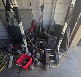 Weights, exercise benches , truck tool box ,  and much morre NEED GONE ASAP..make me an offer