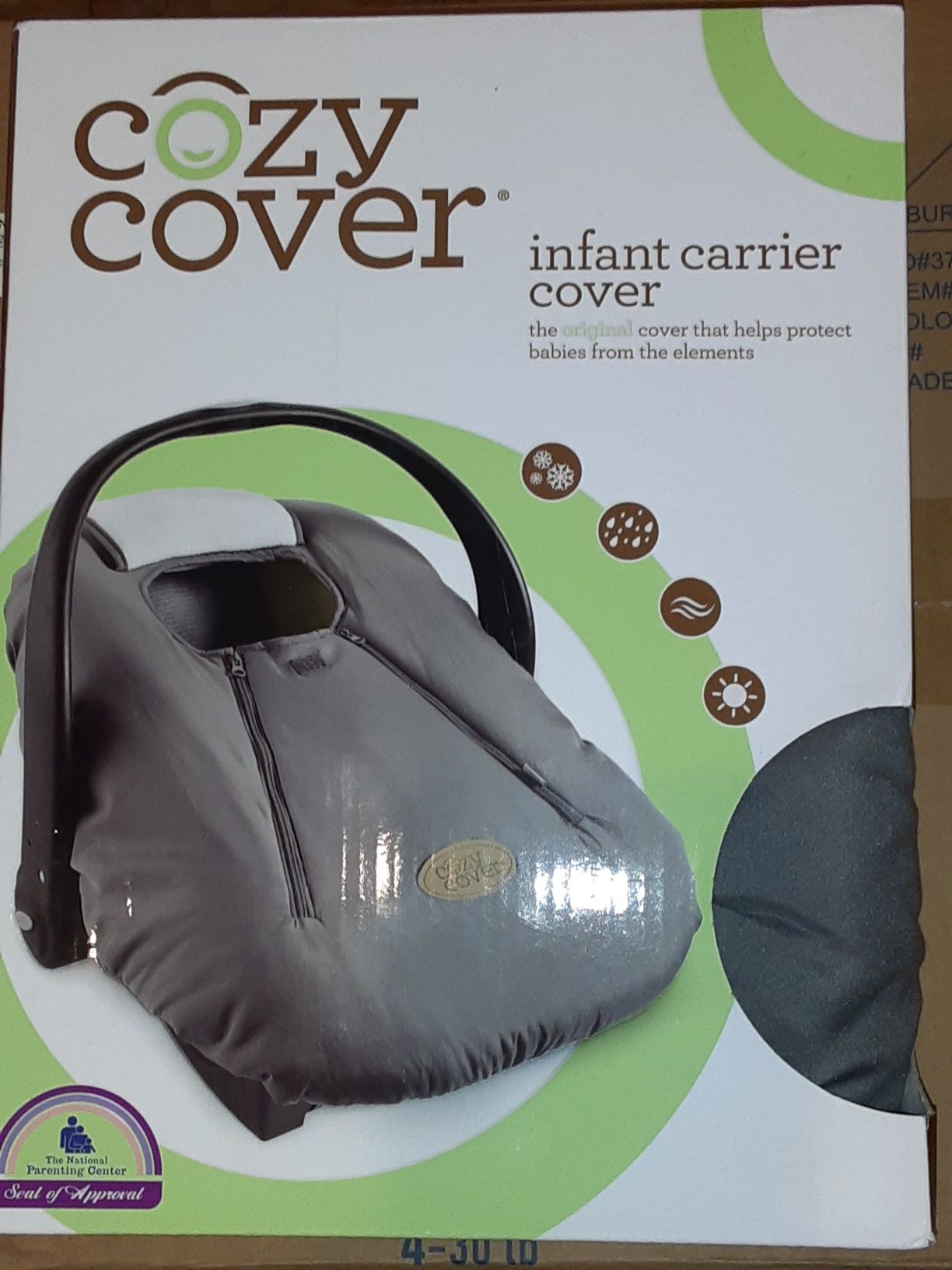 Infant car seat cover......will keep your baby warm this winter