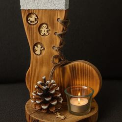 Christmas Boot Candle Holder 