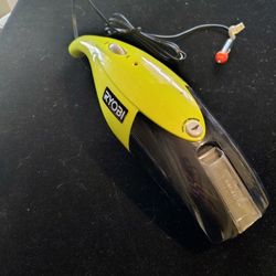 Used Ryobi YGV10200 12- volt corded hand dry auto vacuum 