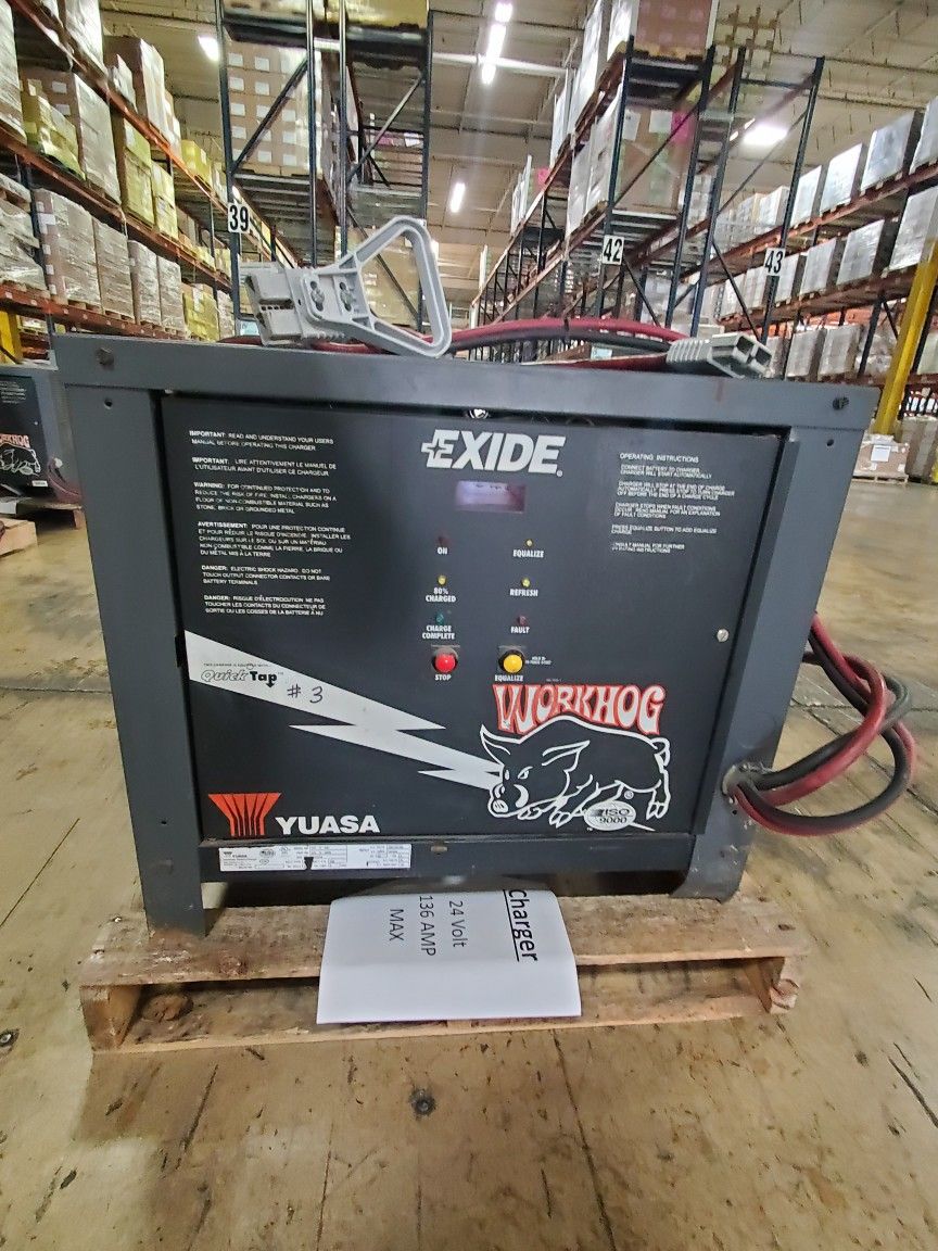 Yuasa/ Exide Workhog- 24 Volt Forklift Battery Charger(s)