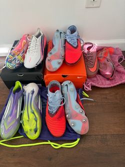 Nike and Adidas soccer cleats - F50, Phantom and Mercurial