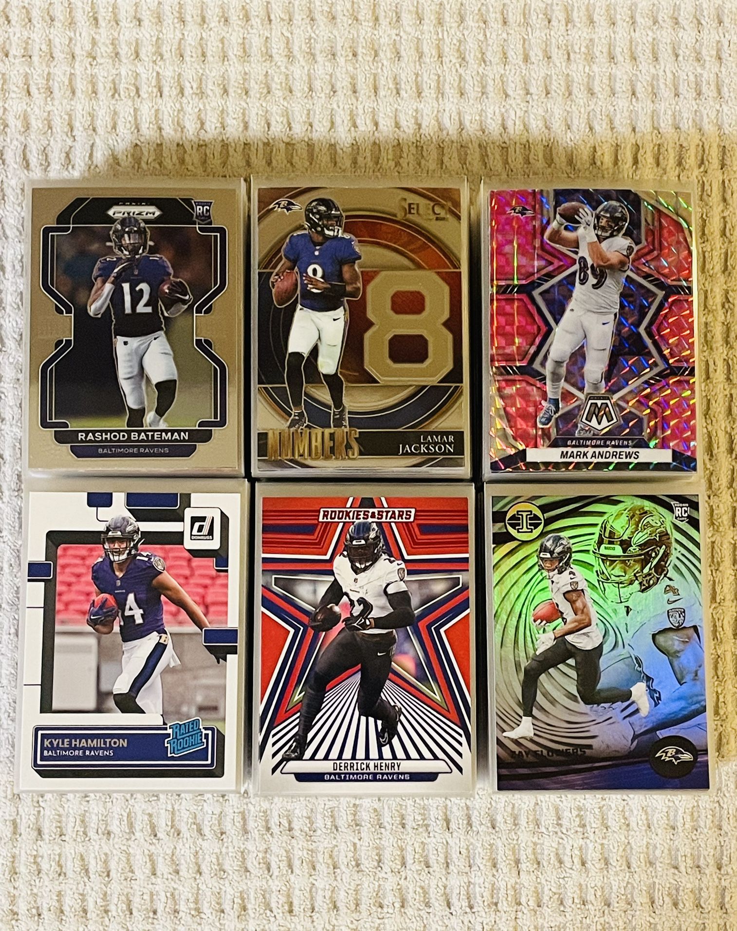 Baltimore Ravens 305 Card Football Lot!