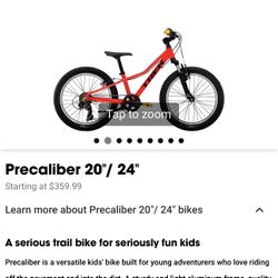 TREK Precaliber 24” Red Bike