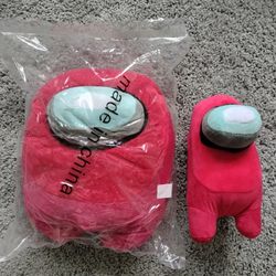 Red Among Pillow Plushes