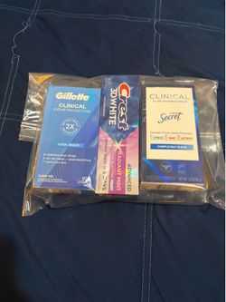 "Hygiene & Hair Care Lot (Dove, Pantene, L'Oreal, Crest, Gillette)"