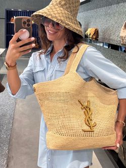 YSL tote beach bag
