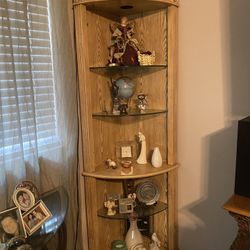 2 Corner  Shelves 