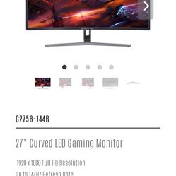 Sceptre 27” Curved 144hz Gaming Monitor (C275B-144R)