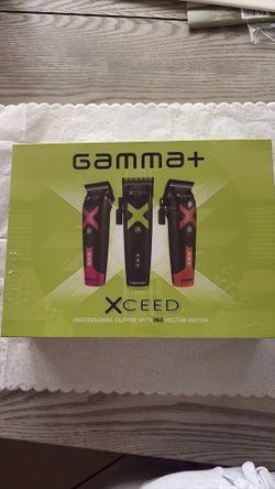 GAMMA+ XCeed Professional Cordless Barber Hair Tools Collection with IN2 Vector Motor