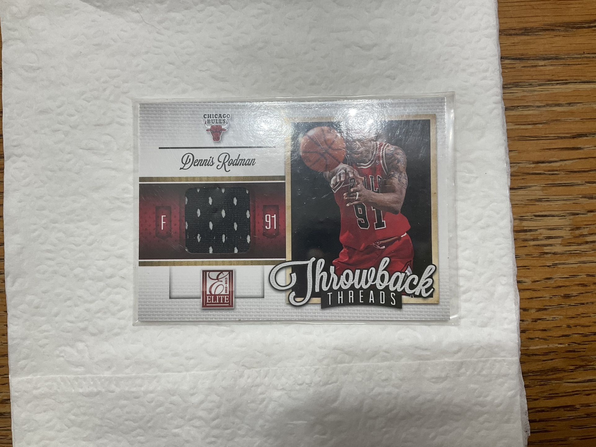 Dennis Rodman GW Material Card