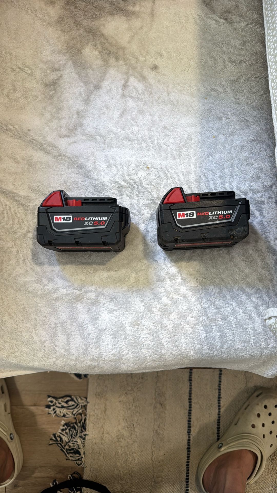 2 Milwaukee Batteries