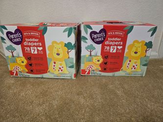 Diapers size 7