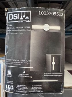 DSI Lighting Astra 22in LED Vanity Light Chrome Dimmable 1700LM