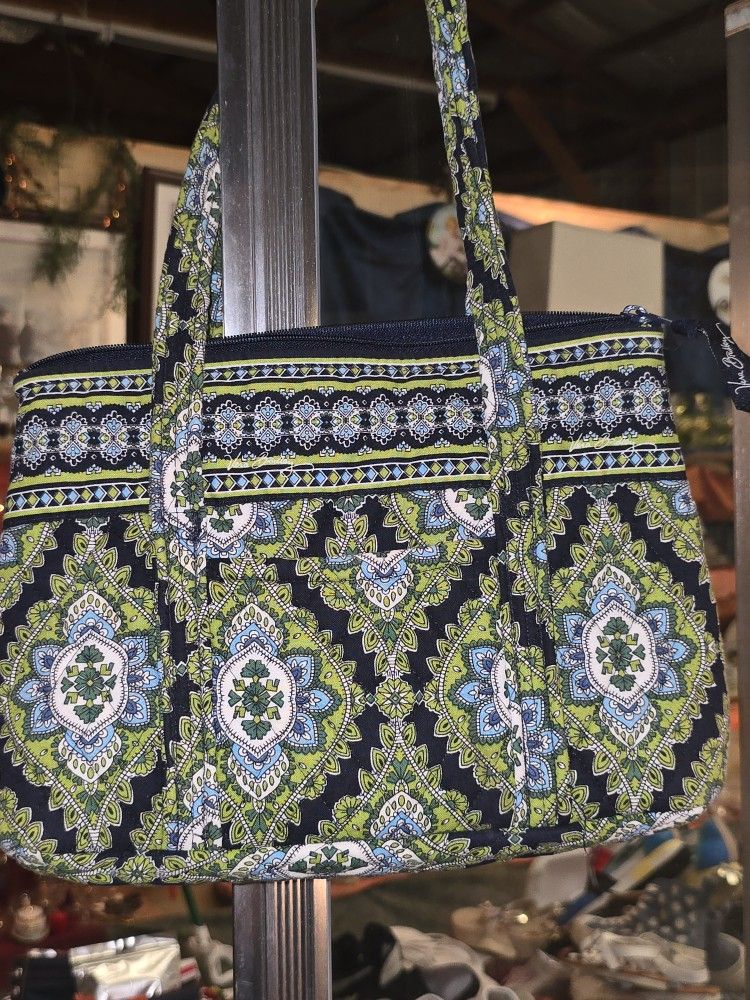 Vera Bradley Bag Cambridge Villager Pattern With Accessory Bag