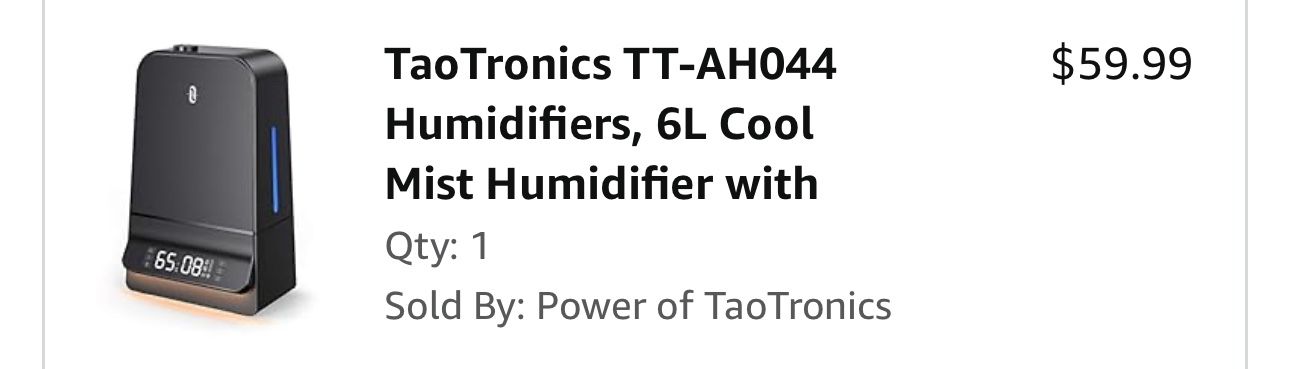 Bedroom Humidifier 6L