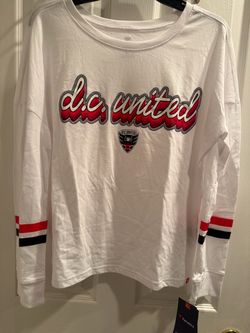 MLS DC United womens size medium Long Sleeve Shirt