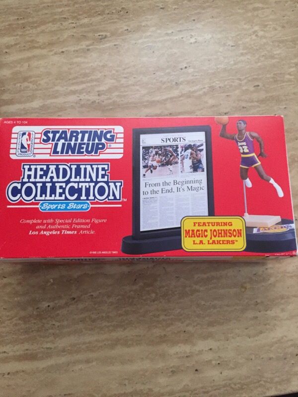 Magic Johnson starting lineup headline collection