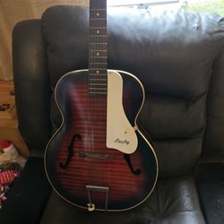 1950s To 60s Barclay USA Harmony Arch Top Guitar