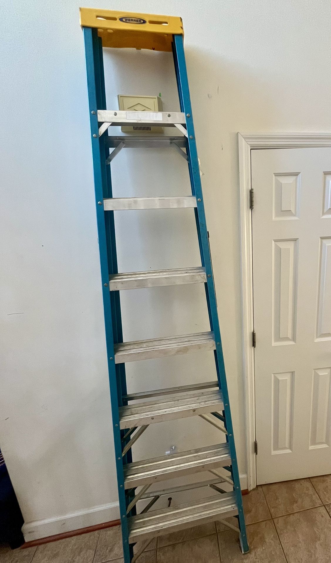 8ft Werner Fiberglass Ladder $40
