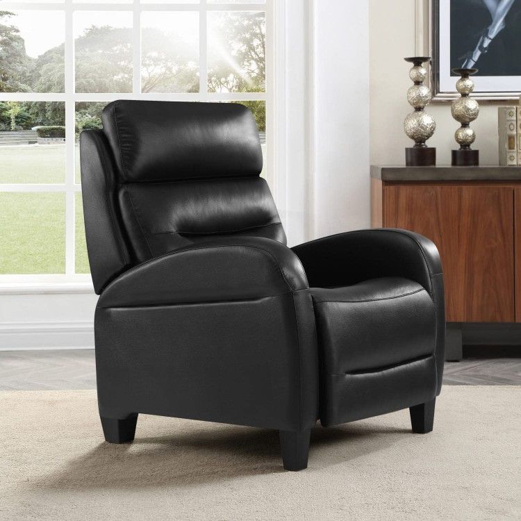 Modern Accent Fabric Recliner Chair Adjustable Single Sofa