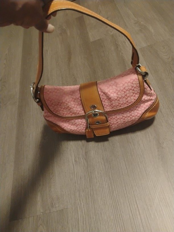 Pink Soho Coach Bag