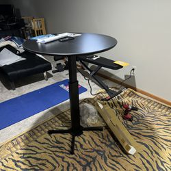 Height Adjustable Office Table Wit Power Outlets