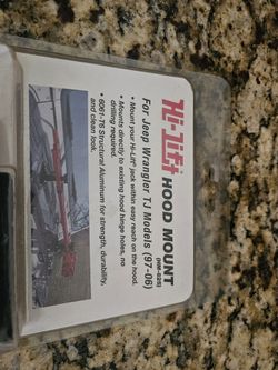 Hi Lift jack hood mount