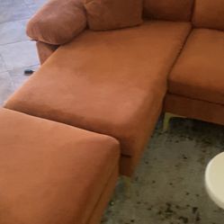 Orange sofa  Couch 