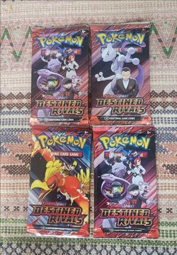4 Sealed Destined Rivals booster packs (2025)