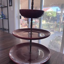 Bauer Pottery Tidbit Tray