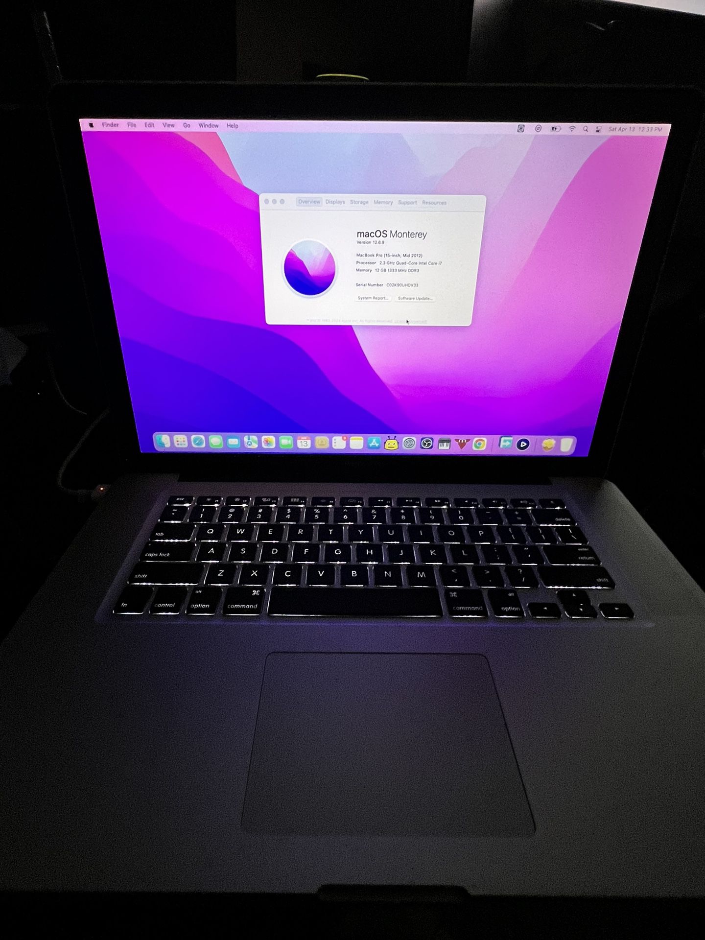 MacBook Pro 2012 15inch 