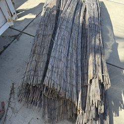 Free bamboo privacy fencing