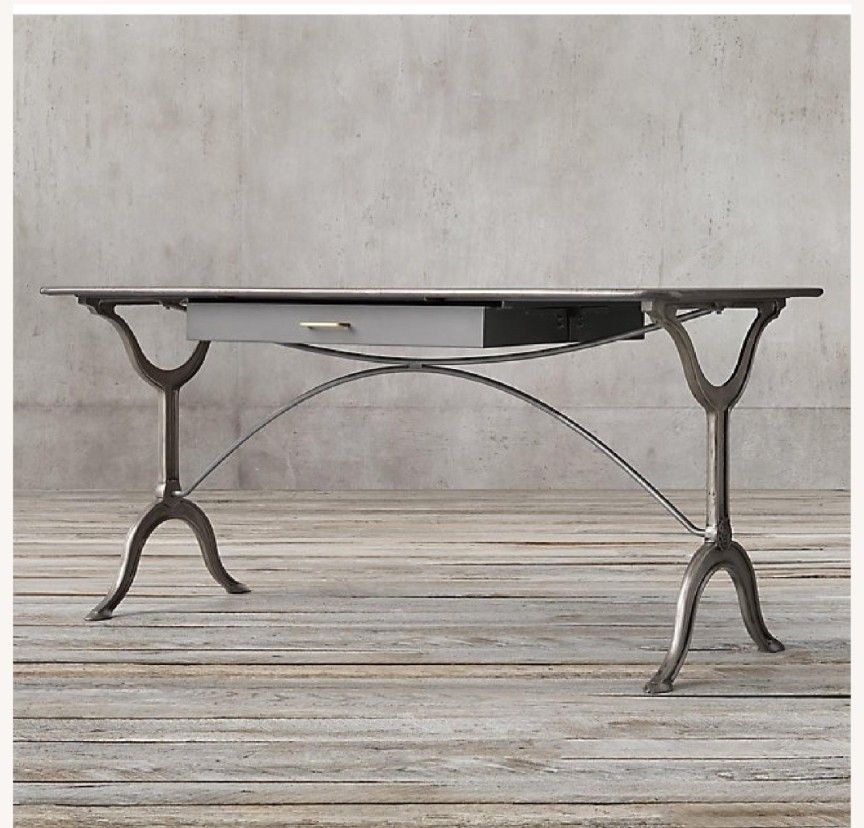Restoration Hardware Steel Desk