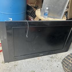 56” Phillips Flat Screen Color Tv / Read Below ⬇️