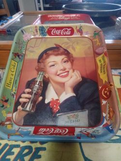 Coca cola serving tray