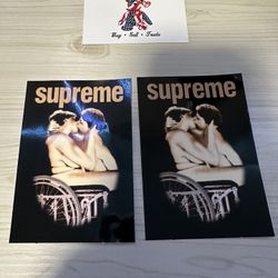 Supreme Kiss Sticker