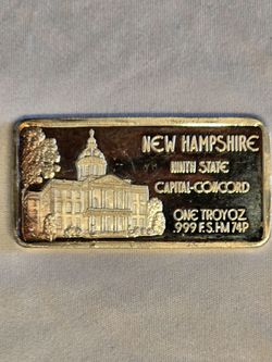 1974 Hamilton Mint "New Hampshire Statehood"
