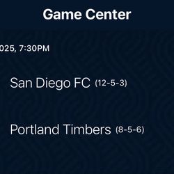 San Diego FC Game August 23