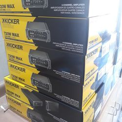 Kicker Amplifiers From 250 And Up