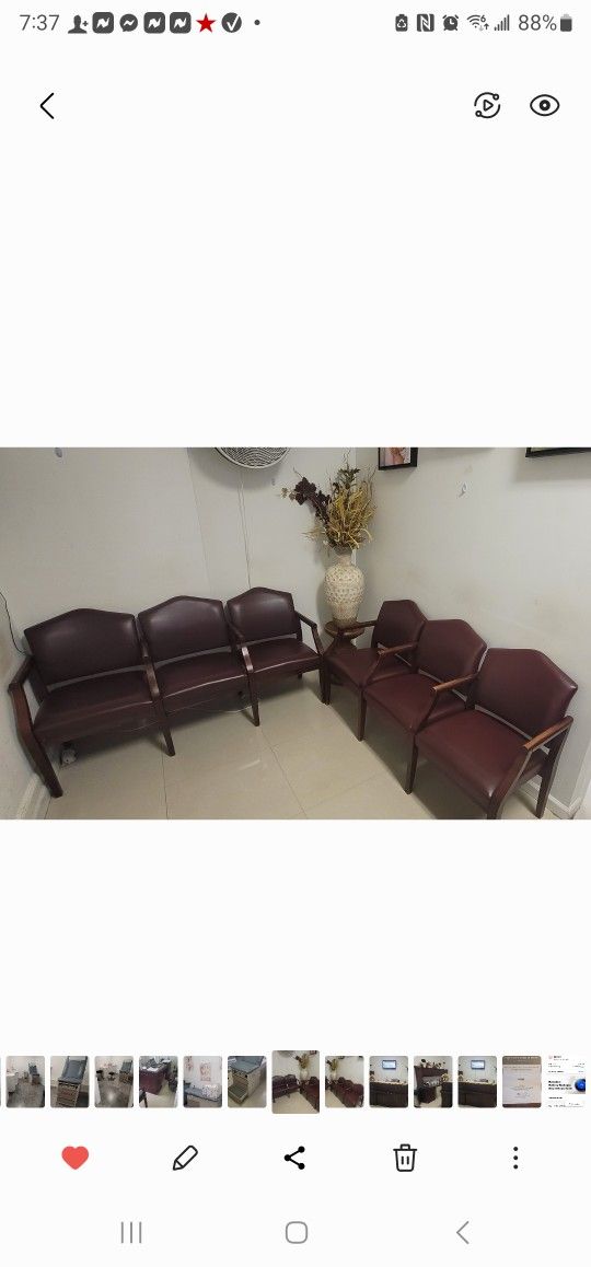 2 Tandem Chairs