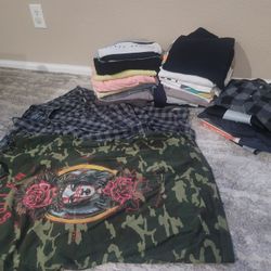 MENS clothing! Large Box Of Men Clothing