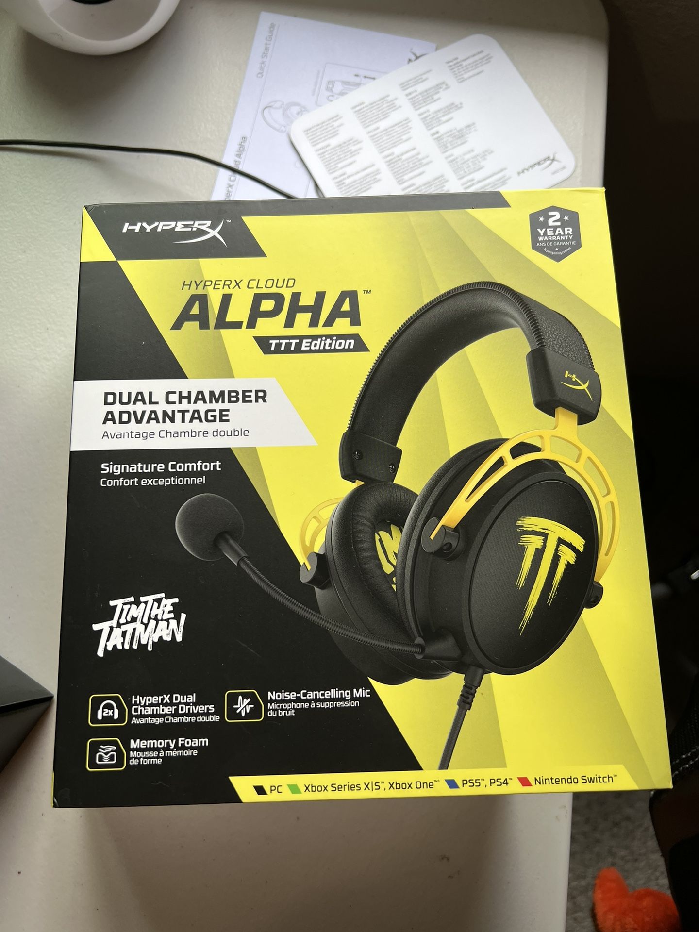 Gaming Headset) HyperX Cloud Alpha TTT edition