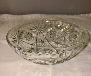 Anchor Hocking Heavy Pressed Glass Bowl