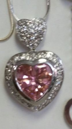 Stainless steel heart pendant