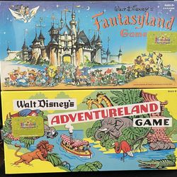 2 Sealed Disney Board Games – Adventureland & Fantasyland