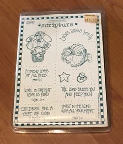 Scripture and religious stamps