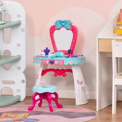 BRAND NEW Kids Vanity Set With Stool – 25 Pieces